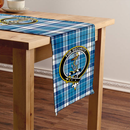 Roberton Tartan Crest Table Runner