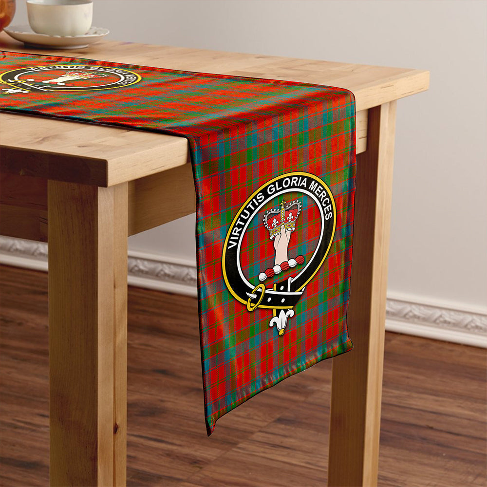 Robertson Ancient Tartan Crest Table Runner