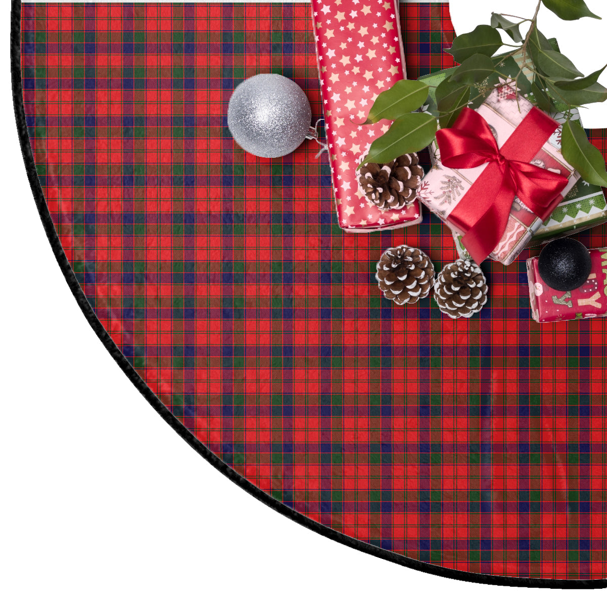 Robertson Modern Tartan Plaid Christmas Tree Skirt