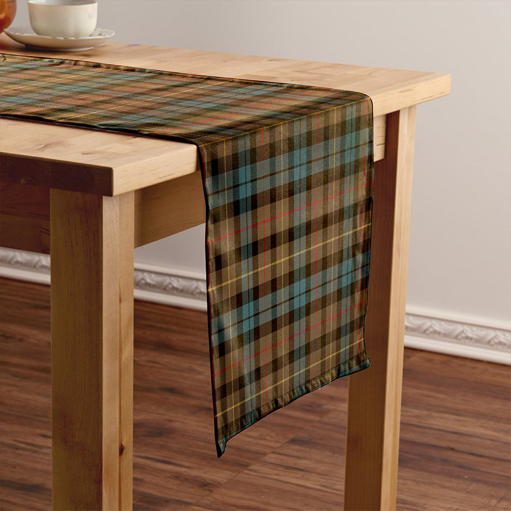 Rollo Weathered Tartan Crest Table Runner