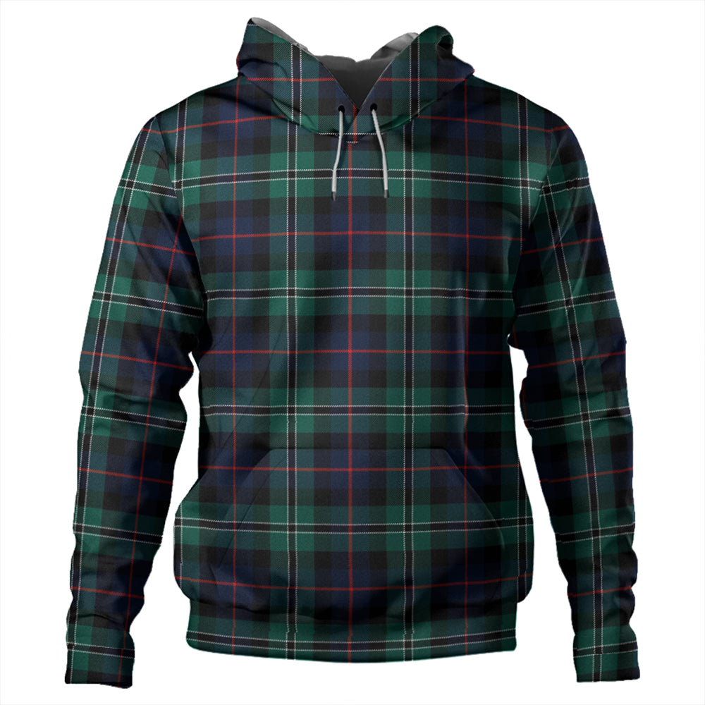 Rose Hunting Modern Tartan Plaid Hoodie