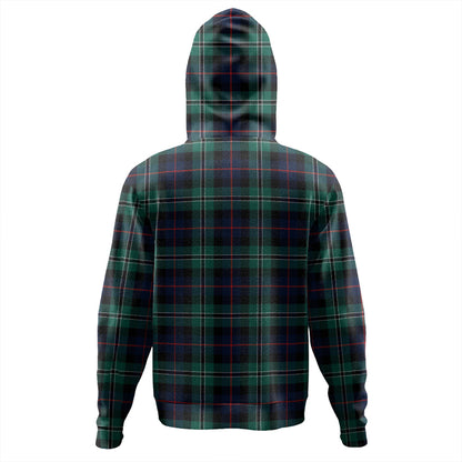 Rose Hunting Modern Tartan Plaid Hoodie