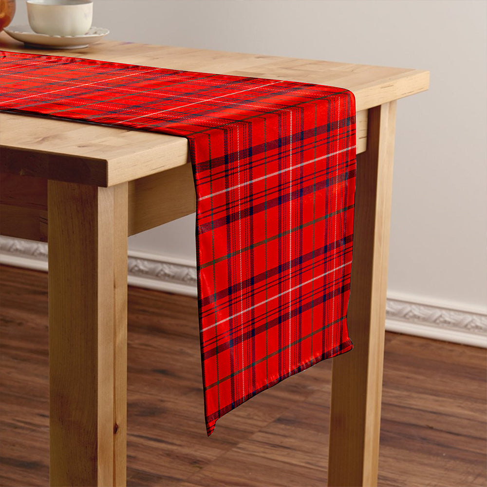 Rose Modern Tartan Crest Table Runner