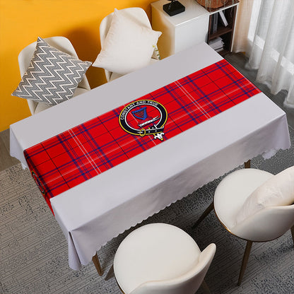 Rose of Kilravock Modern Tartan Crest Table Runner