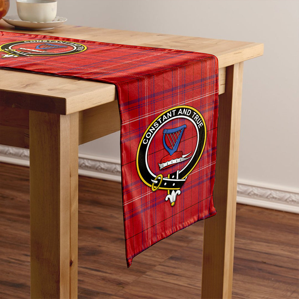 Rose of Kilravock Weathered Tartan Crest Table Runner