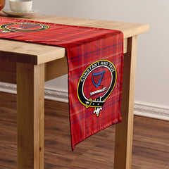 Rose of Kilravock Weathered Tartan Crest Table Runner