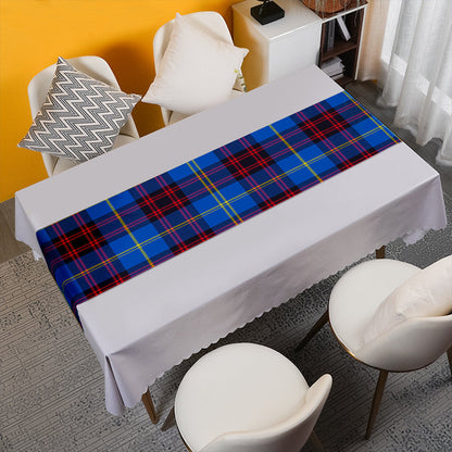 Rutherford Modern Tartan Crest Table Runner