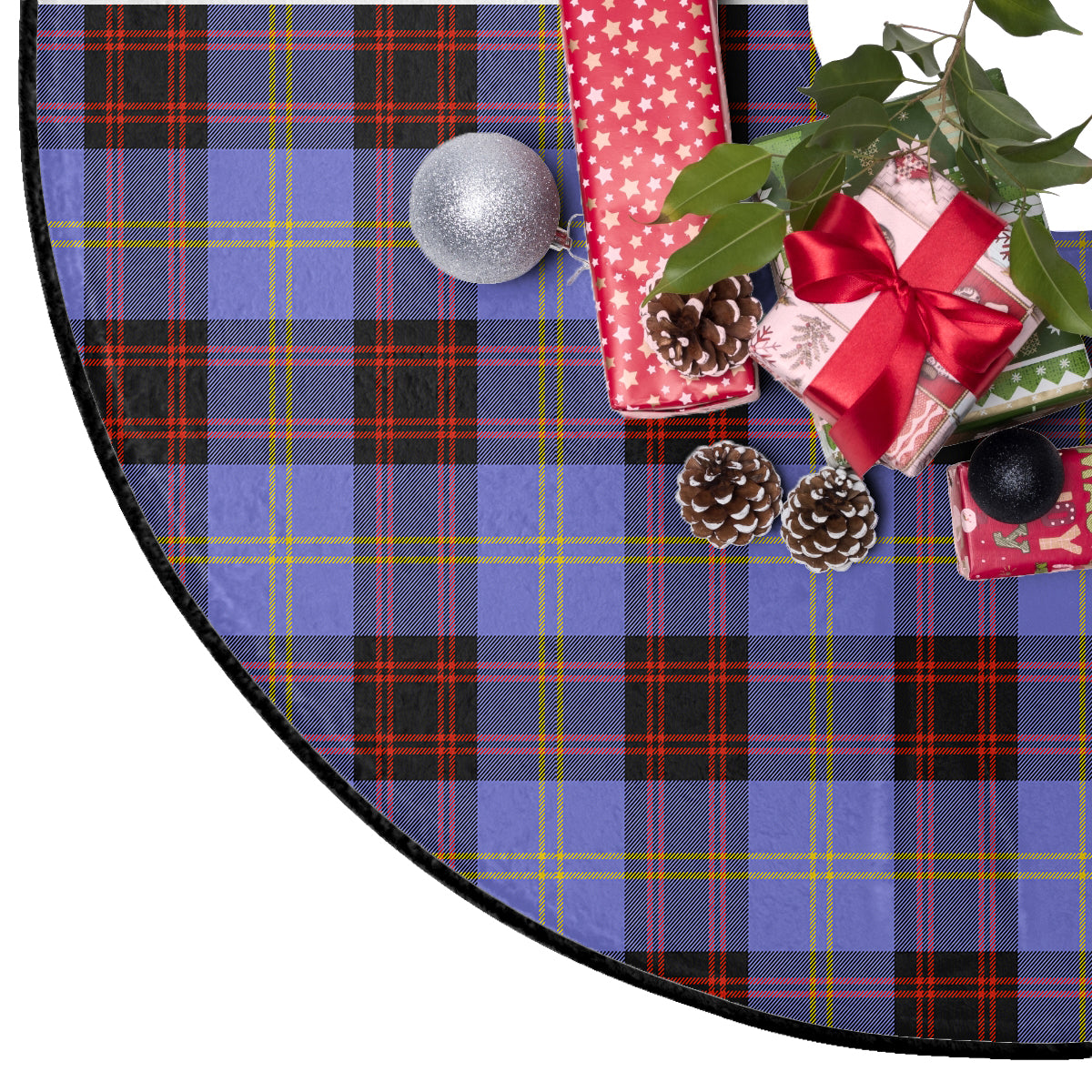Rutherford Tartan Plaid Christmas Tree Skirt