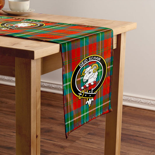 Ruthven Ancient Tartan Crest Table Runner