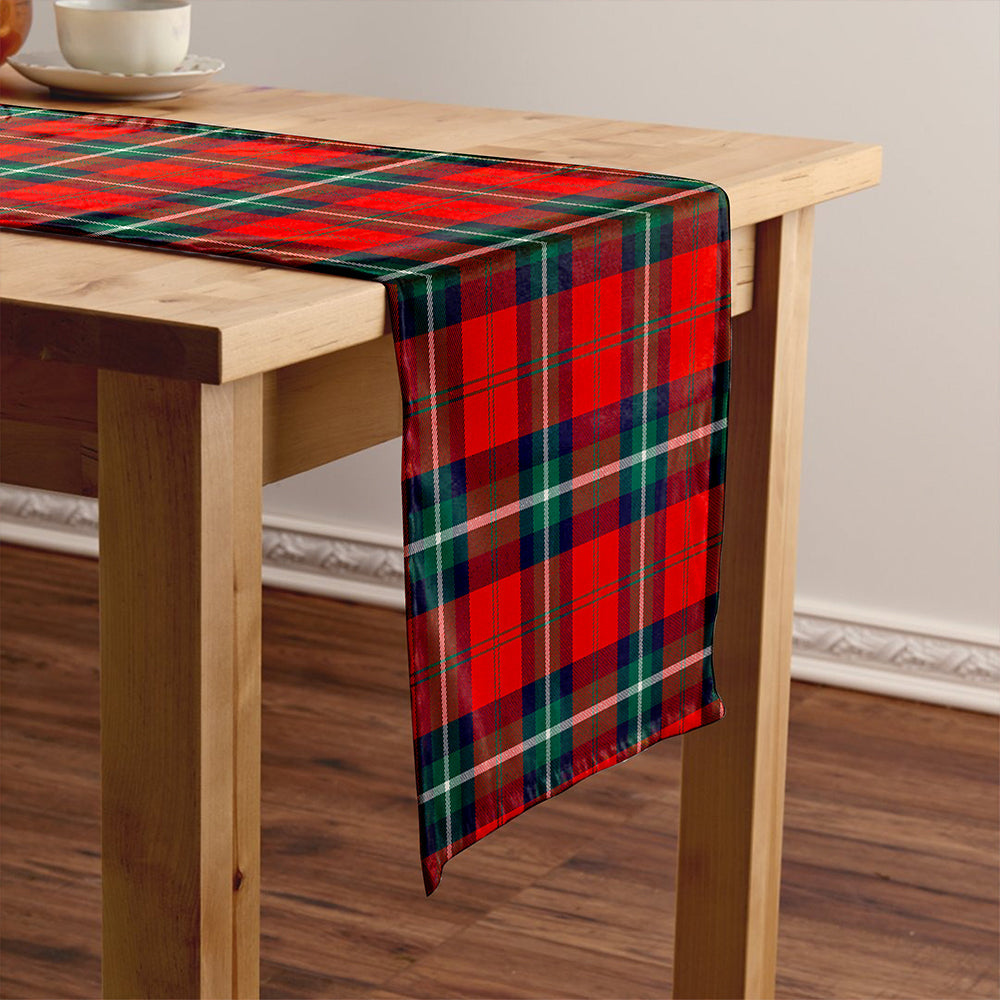 Ruthven Modern Tartan Crest Table Runner