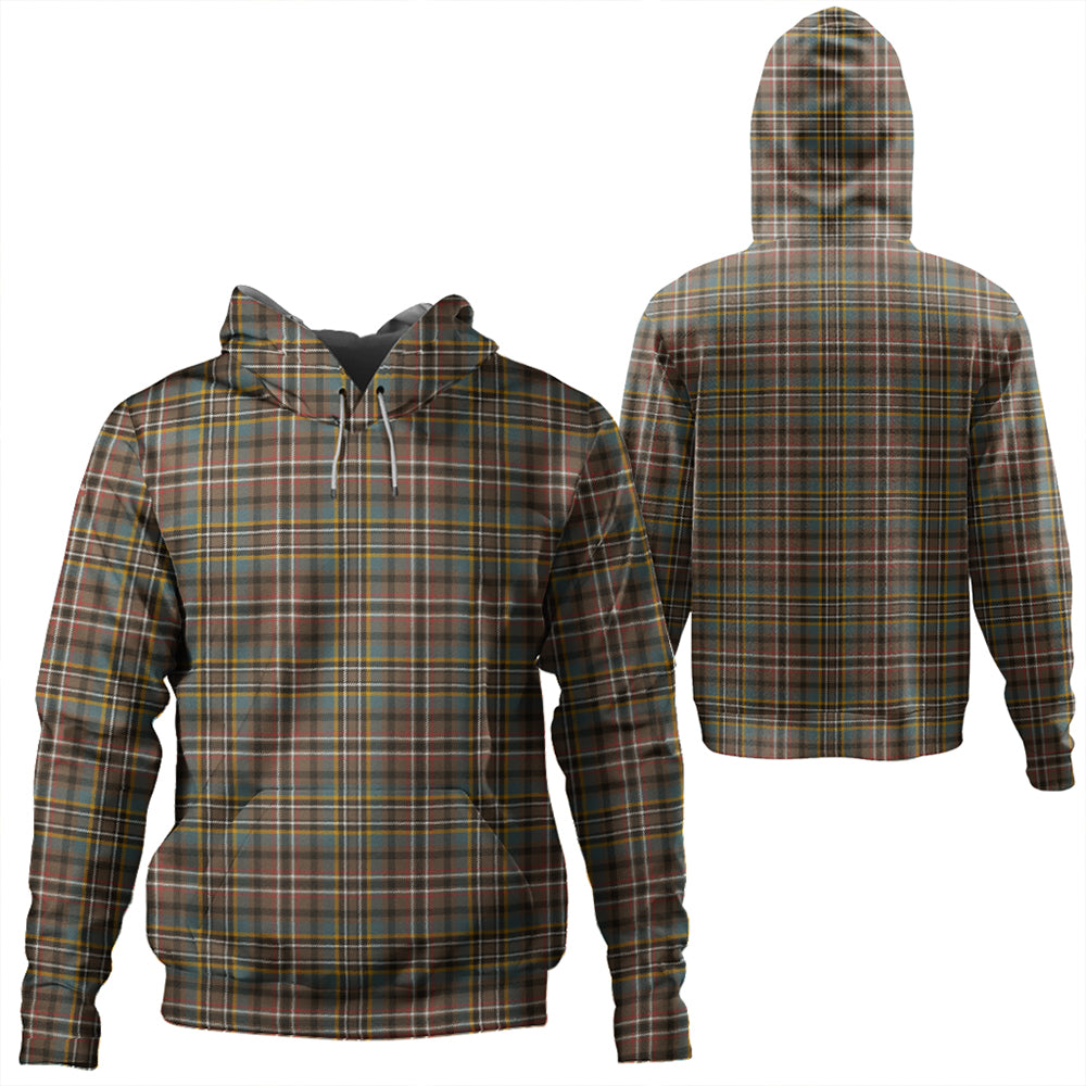 Scott Green Weathered Tartan Plaid Hoodie