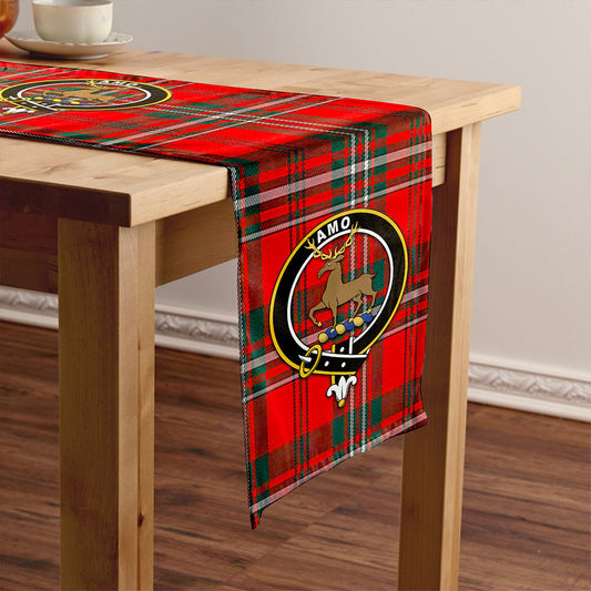 Scott Modern Tartan Crest Table Runner