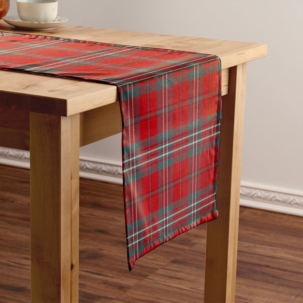 Scott Weathered Tartan Crest Table Runner