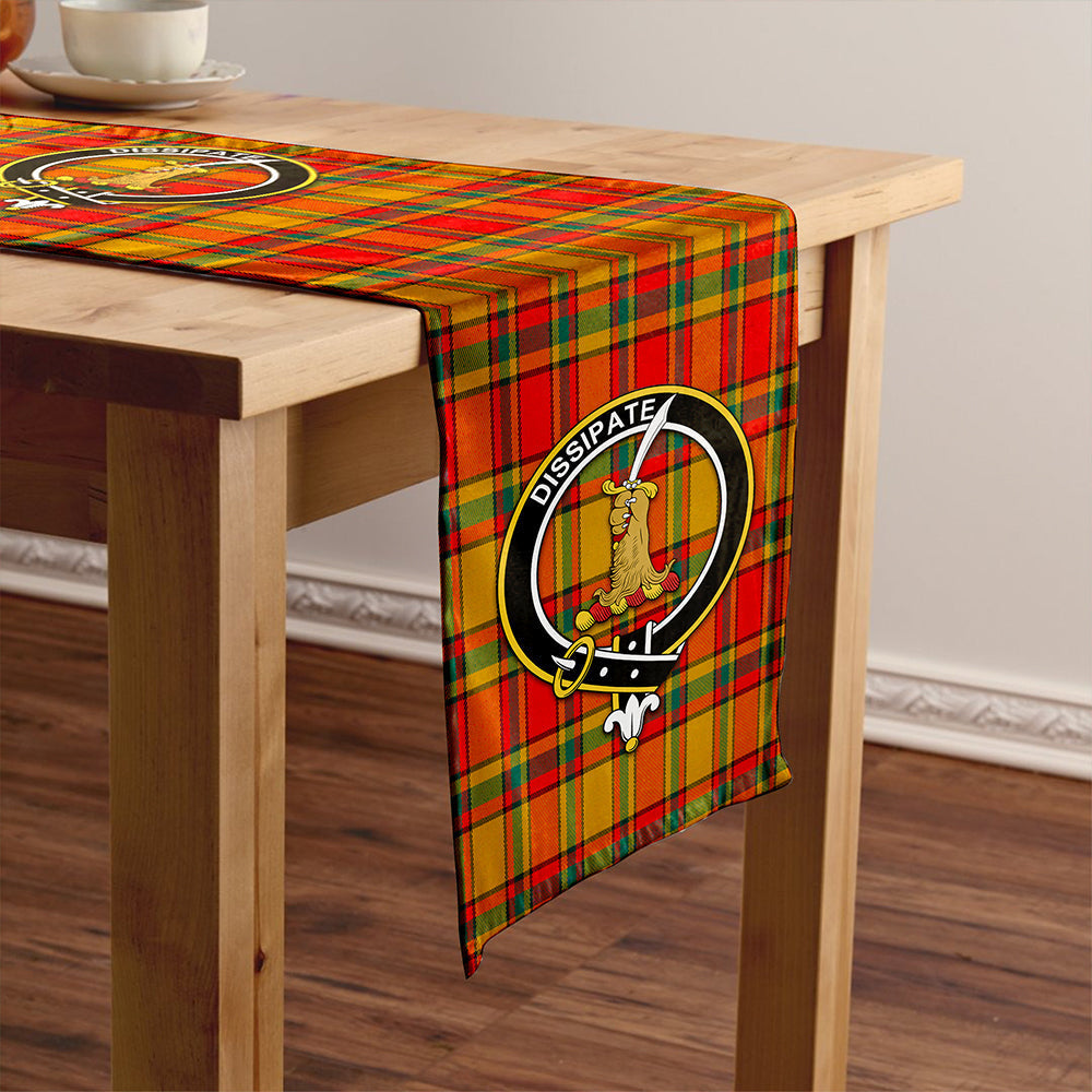 Scrimgeour of Glassary Modern Tartan Crest Table Runner