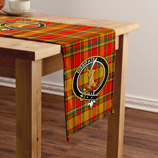 Scrimgeour of Glassary Modern Tartan Crest Table Runner