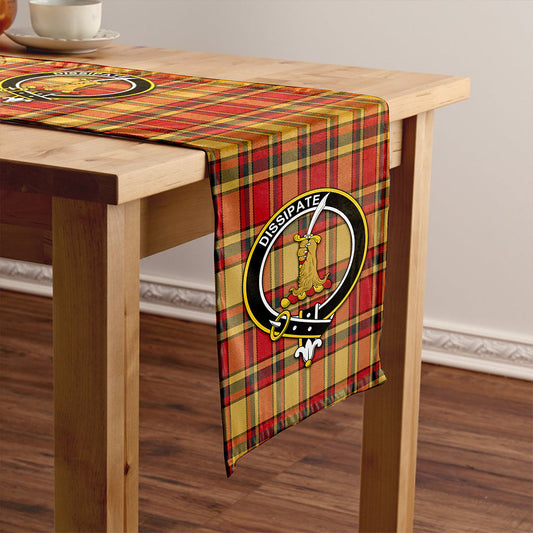 Scrimgeour of Glassary Weathered Tartan Crest Table Runner