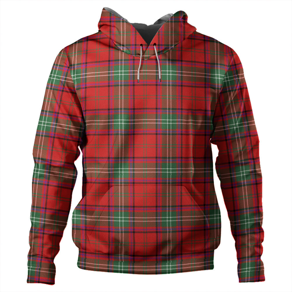 Seton Modern Tartan Plaid Hoodie