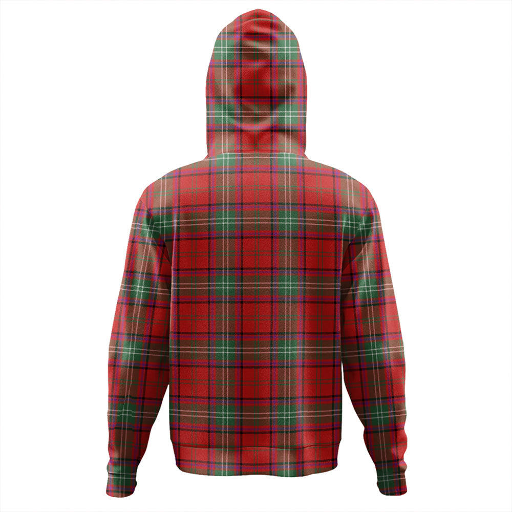 Seton Modern Tartan Plaid Hoodie