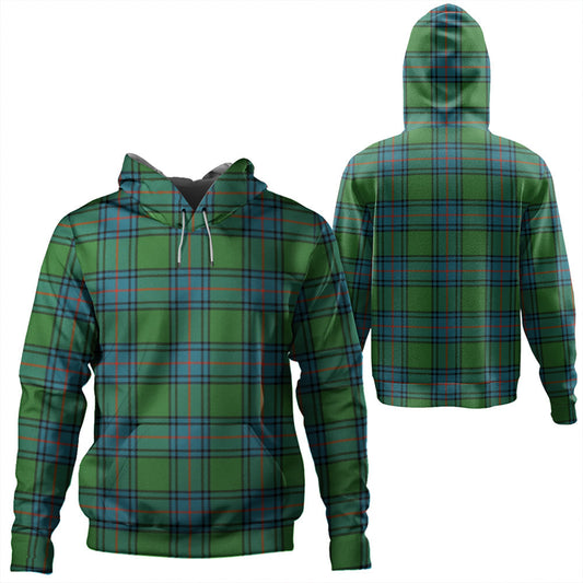 Shaw Ancient Tartan Plaid Hoodie