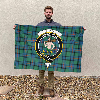 Shaw Ancient Tartan Classic Crest House Flag