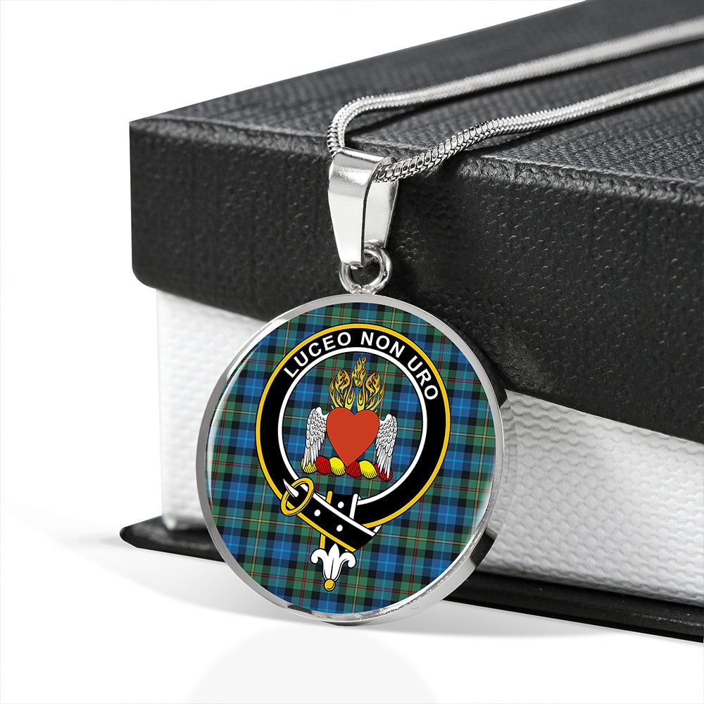 Smith Ancient Tartan Crest Circle Necklace