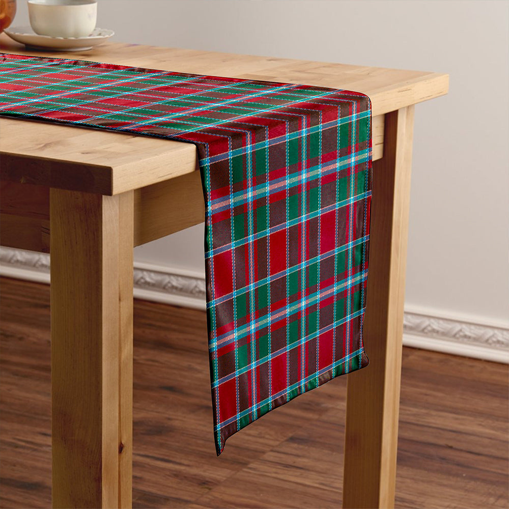 Spens Modern Tartan Crest Table Runner