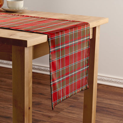 Spens Weathered Tartan Crest Table Runner