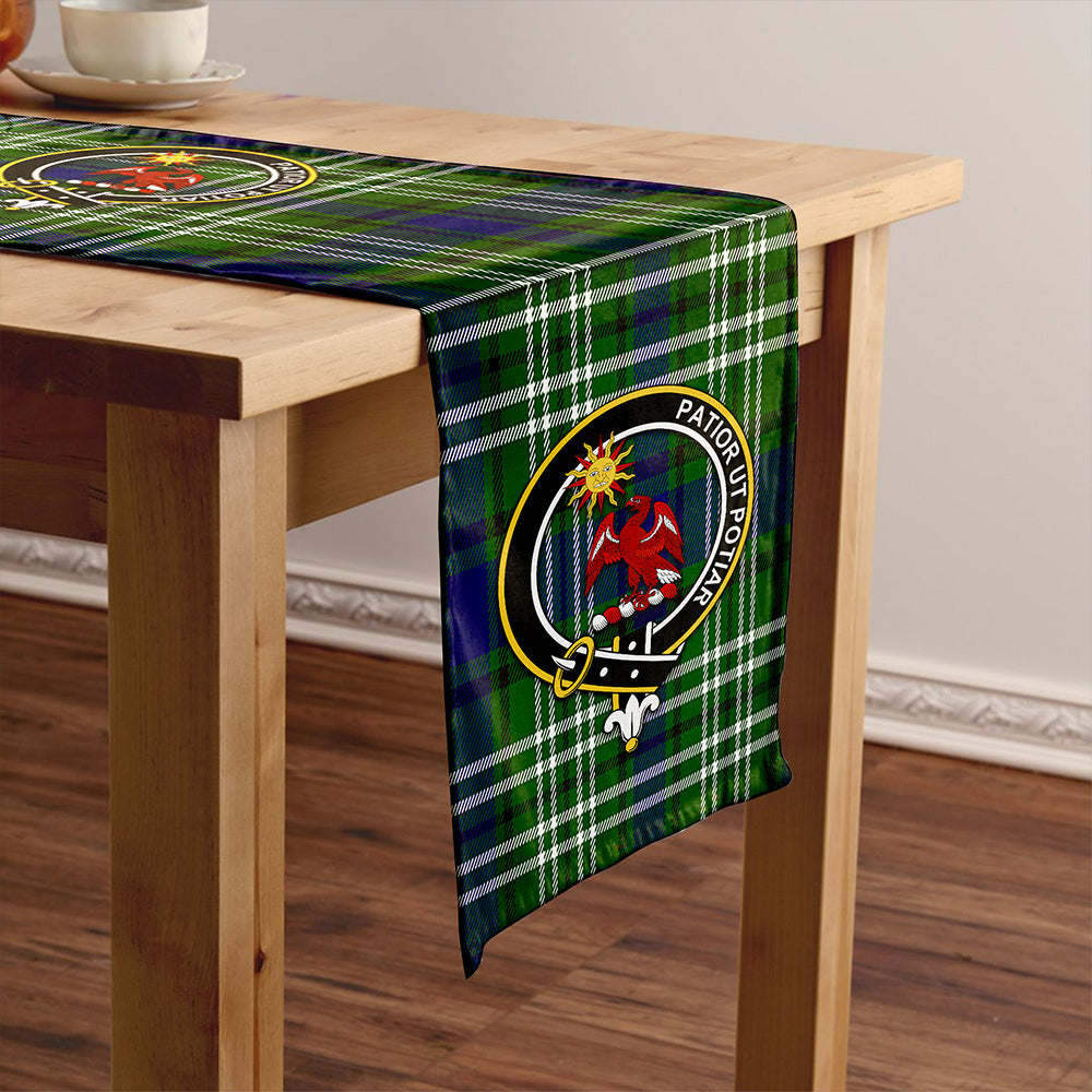 Spottiswood Tartan Crest Table Runner