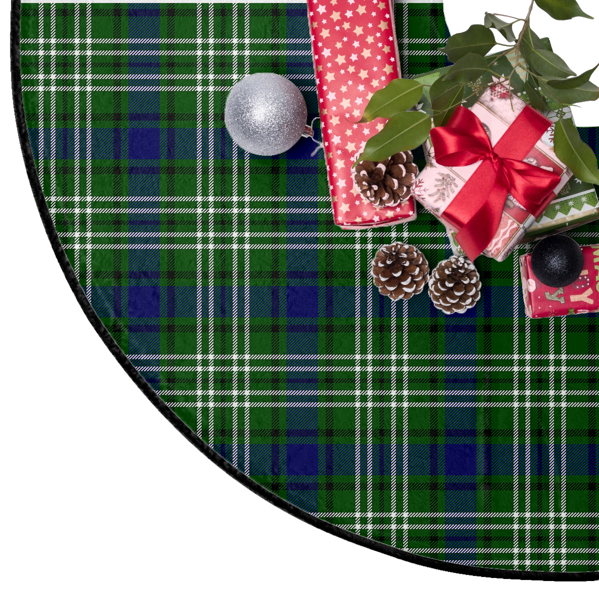 Spottiswood Tartan Plaid Christmas Tree Skirt