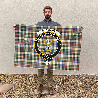 Stewart Dress Ancient Tartan Classic Crest House Flag