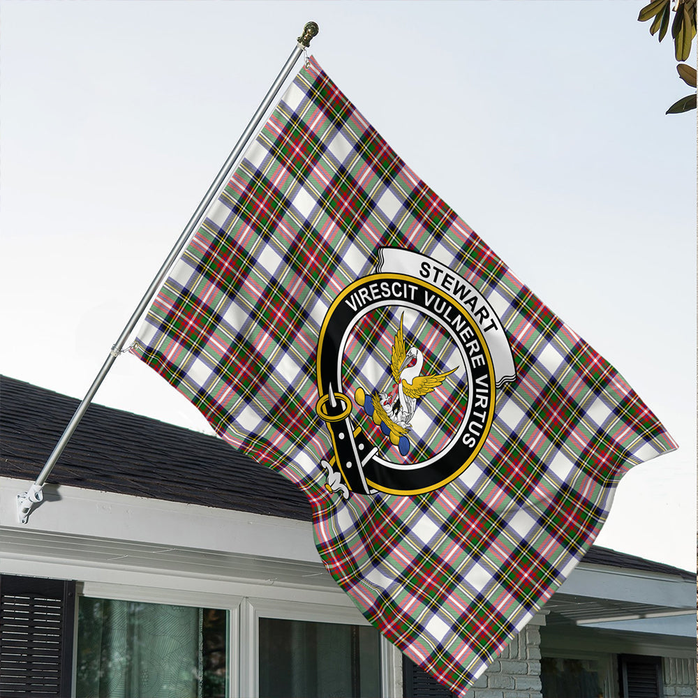 Stewart Dress Modern Tartan Classic Crest House Flag