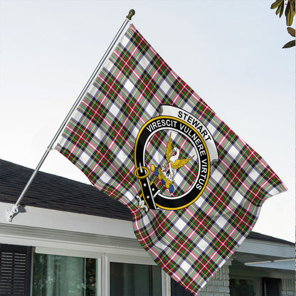 Stewart Dress Modern Tartan Classic Crest House Flag