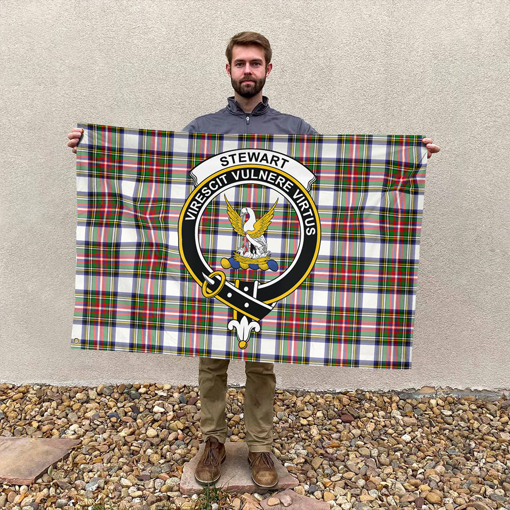 Stewart Dress Modern Tartan Classic Crest House Flag