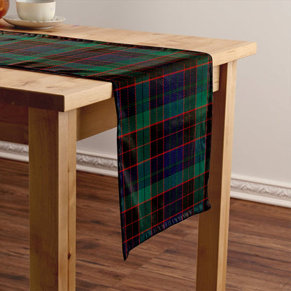 Stewart Old Modern Tartan Crest Table Runner