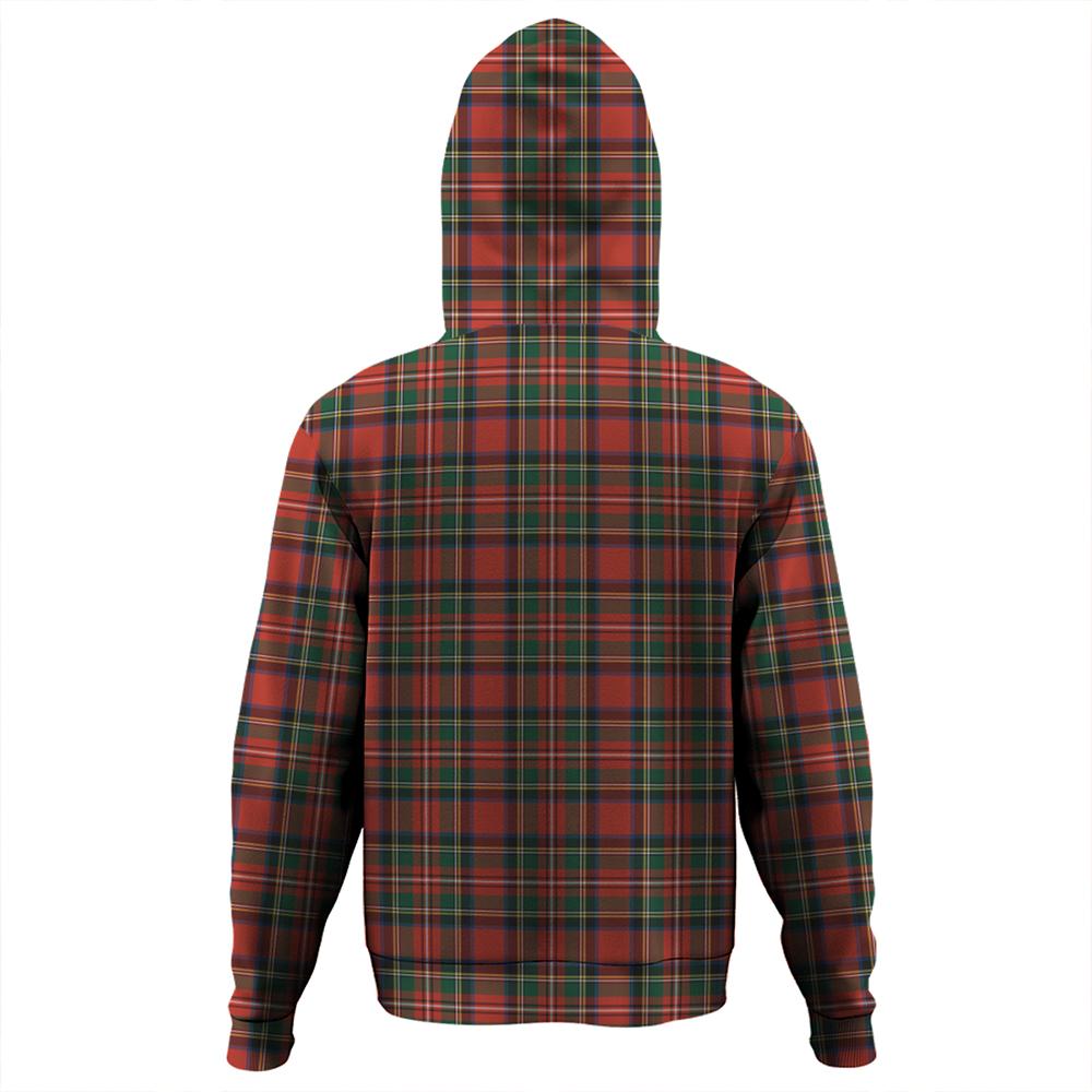 Stewart Royal Modern Tartan Plaid Hoodie