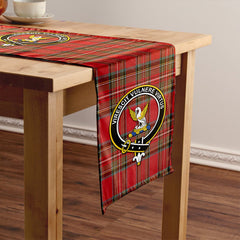 Stewart Royal (Royal Stewart) Weathered Tartan Crest Table Runner