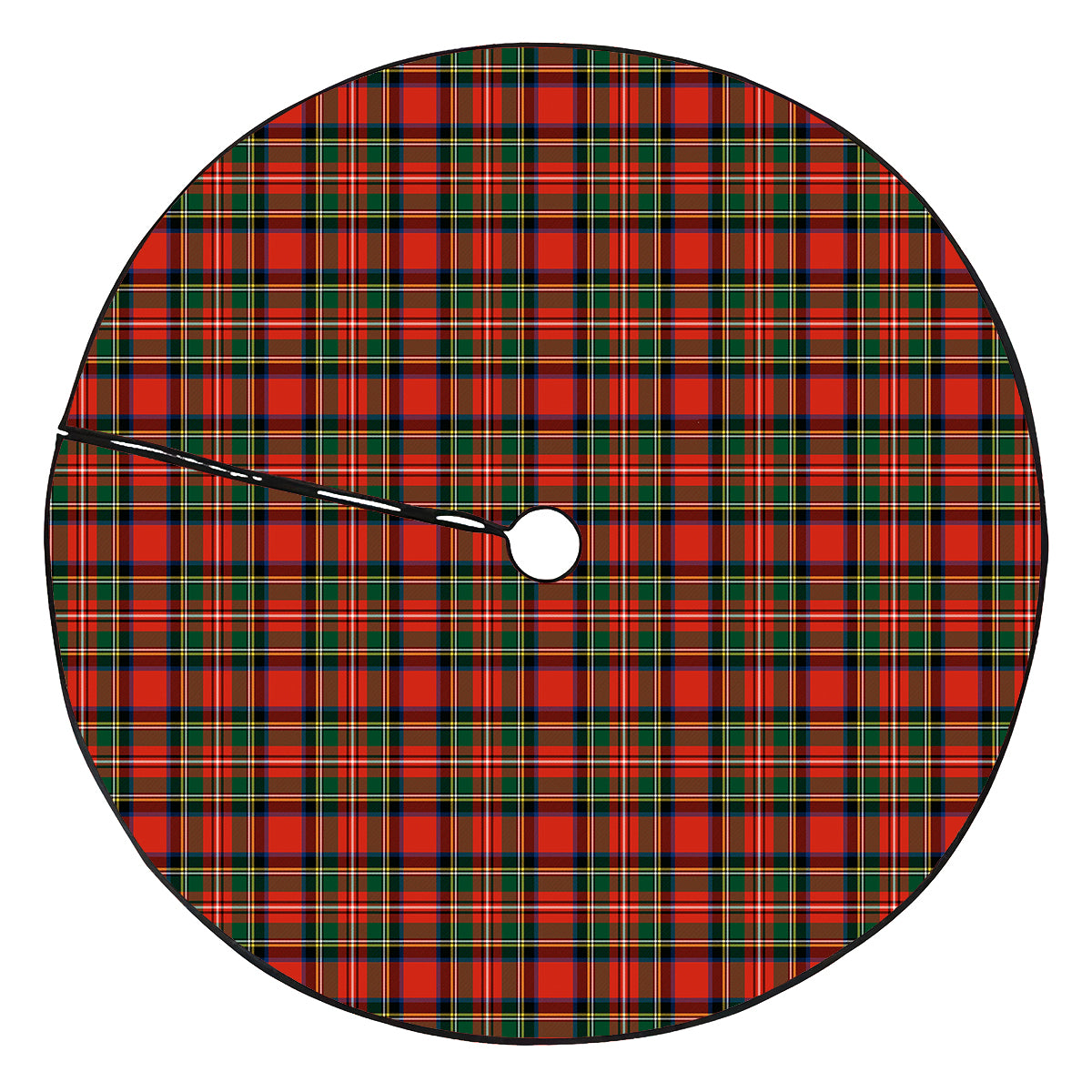 Stewart Royal Modern Tartan Plaid Christmas Tree Skirt