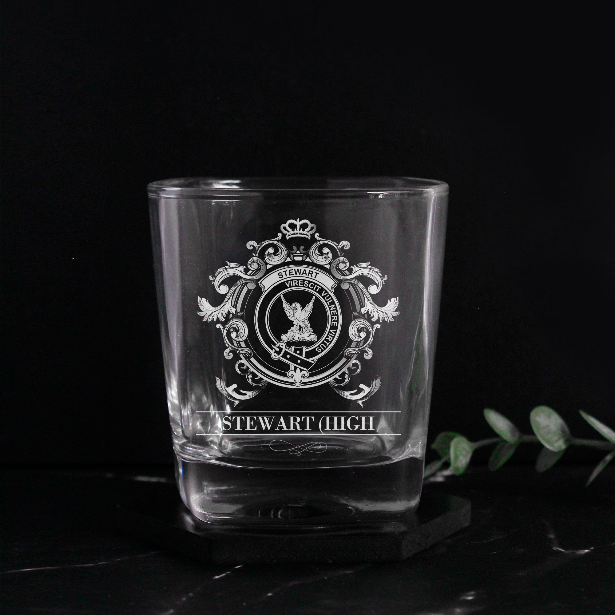 Stewart (High Stewards) Tartan Clan Decanter Set