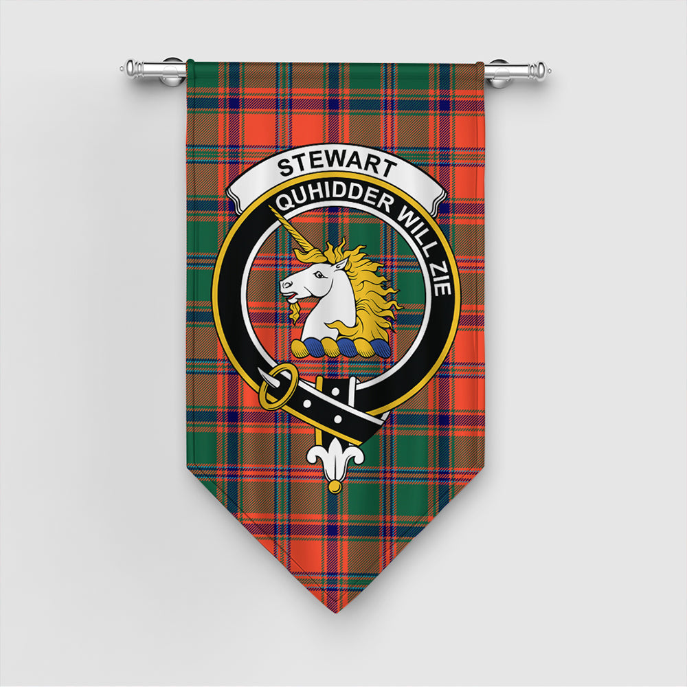 Stewart of Appin Ancient Tartan Crest Gonfalon