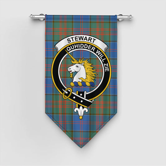 Stewart of Appin Hunting Ancient Tartan Crest Gonfalon