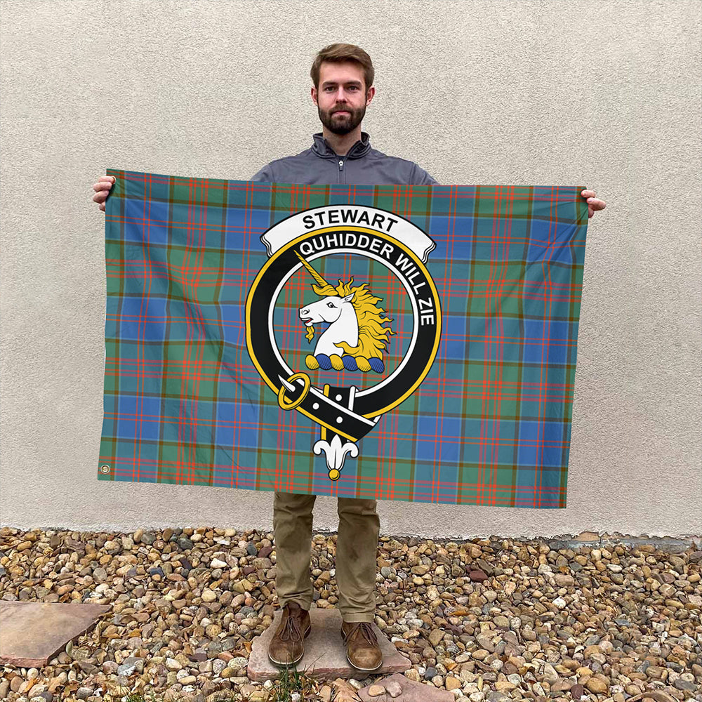 Stewart of Appin Hunting Ancient Tartan Classic Crest House Flag