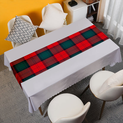 Stewart of Atholl Modern Tartan Crest Table Runner