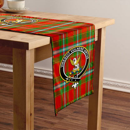 Stewart of Fingask Ancient Tartan Crest Table Runner