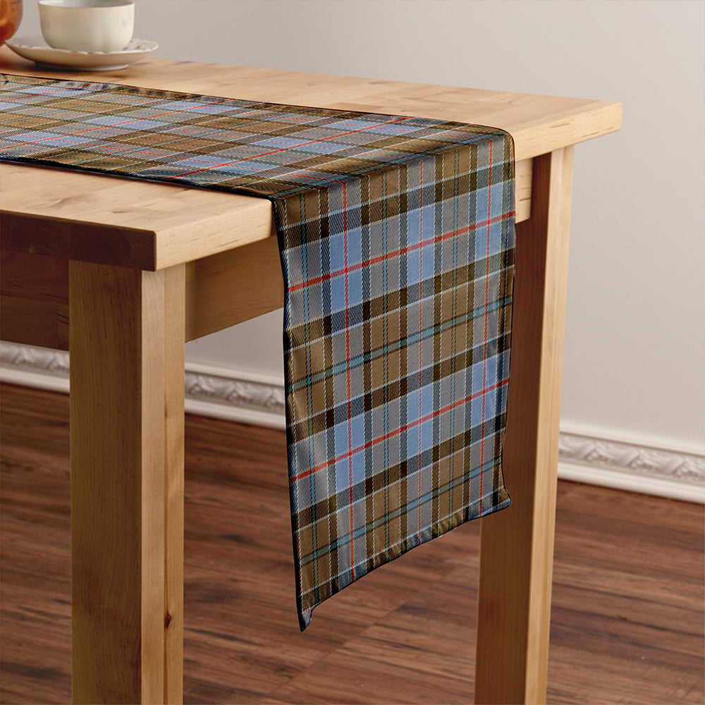 Stirling Weathered Tartan Crest Table Runner