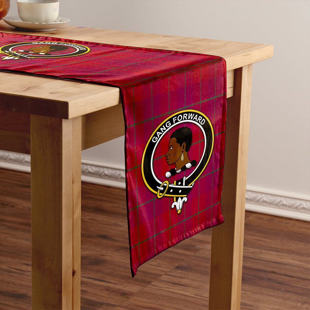 Stirling of Keir Modern Tartan Crest Table Runner