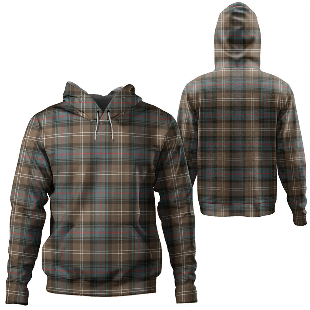 Sutherland Weathered Tartan Plaid Hoodie