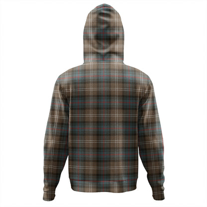 Sutherland Weathered Tartan Plaid Hoodie