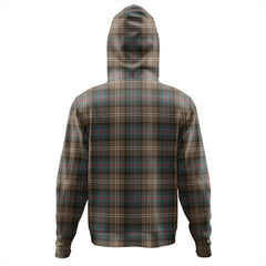 Sutherland Weathered Tartan Plaid Hoodie