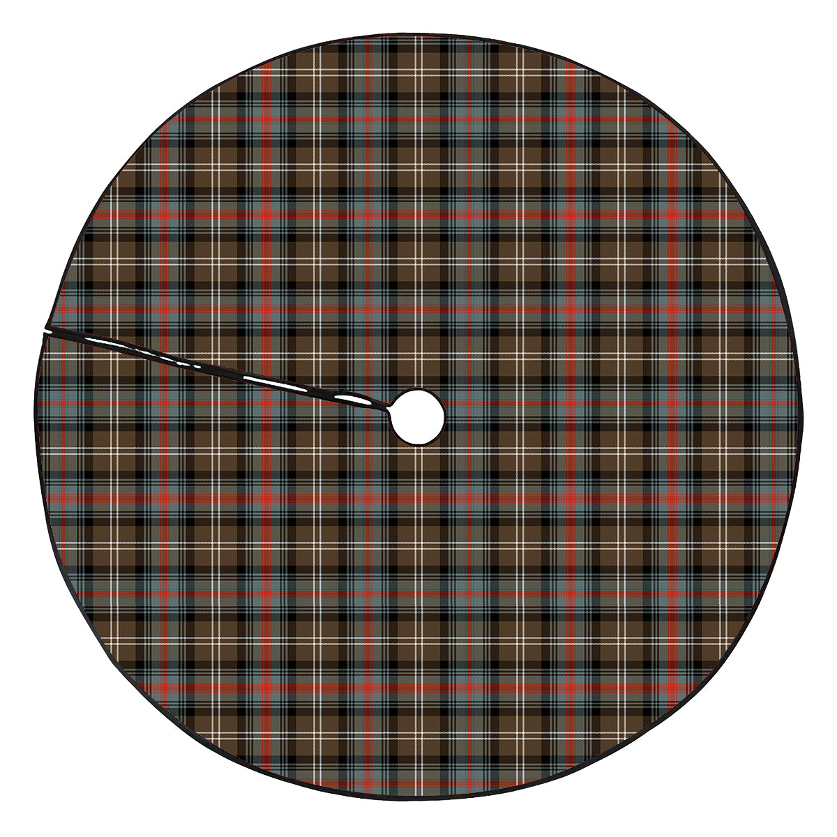 Sutherland Weathered Tartan Plaid Christmas Tree Skirt