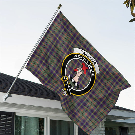 Tailyour Tartan Classic Crest House Flag